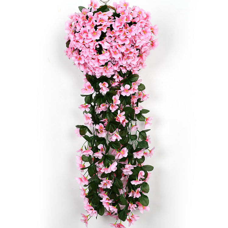 faux hanging plants amazon Bulk 2Pcs Faux Hanging Plants Weep Begonia Silk Flowers Garland for Ou — Artificialmerch