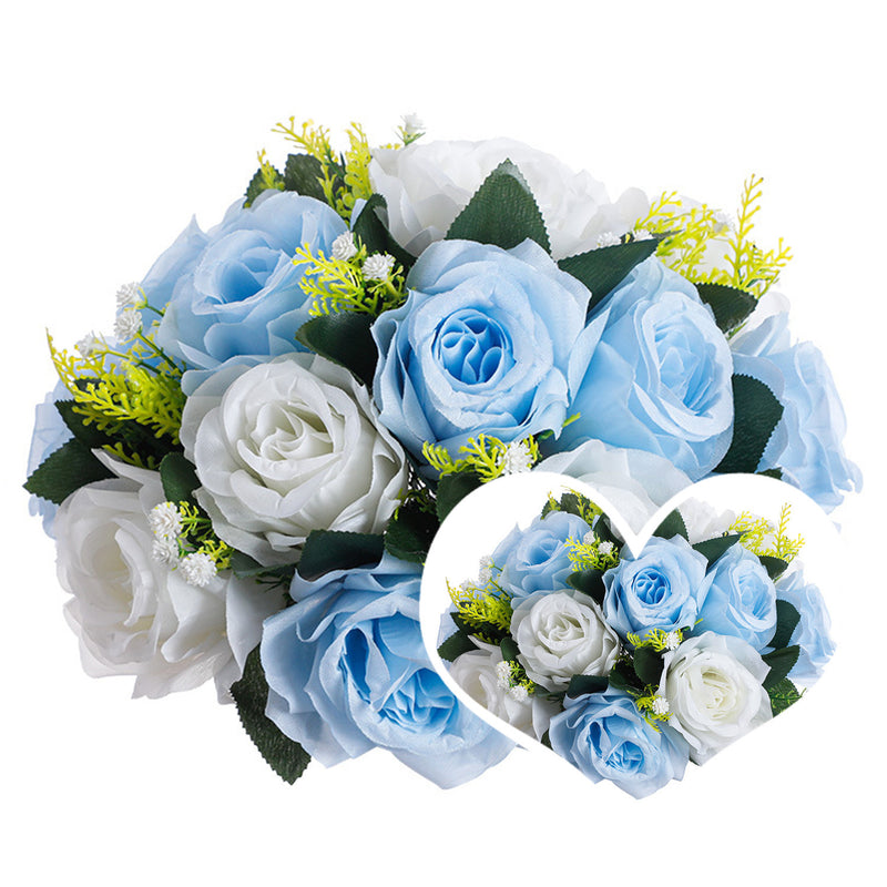 Bulk 2pcs Flower Ball Flower Arrangement Bouquet for Wedding Centerpiece Parties Home Décor Wholesale