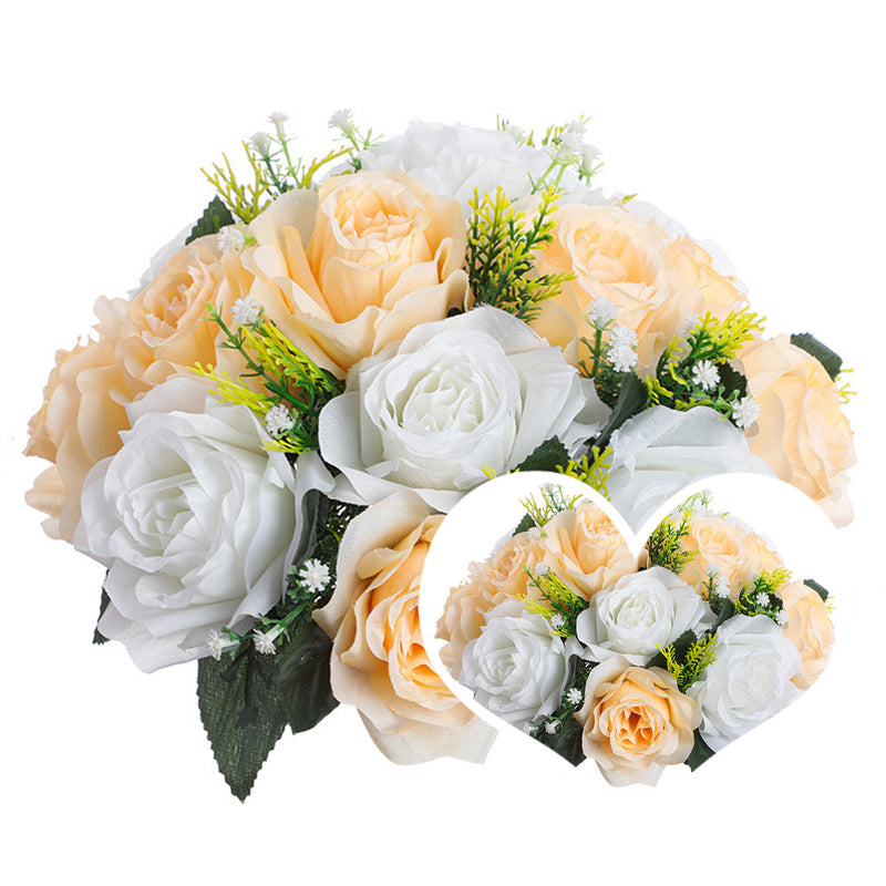 Bulk 2pcs Flower Ball Flower Arrangement Bouquet for Wedding Centerpiece Parties Home Décor Wholesale