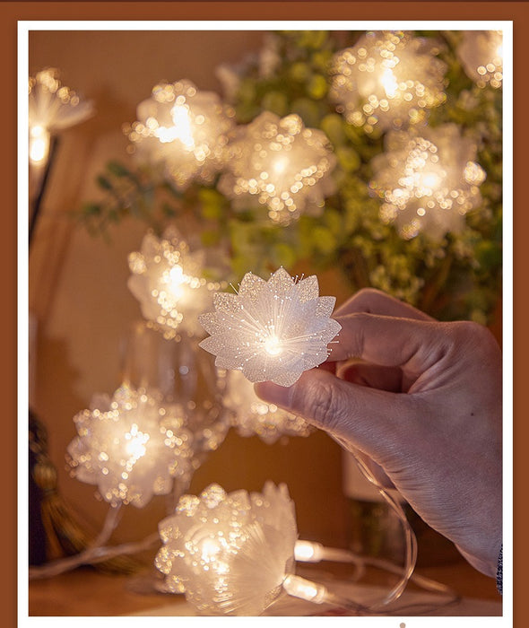 Bulk Flower Strings Lights Waterproof Warm White Colorful Light for Xmas Tree Home Lawn Wedding Patio Party Holiday Decor Wholesale