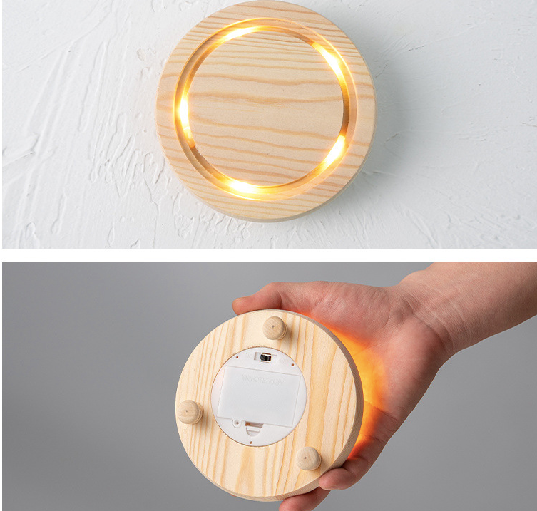 Dôme d'affichage en verre transparent lumineux en vrac Angel Love DIY Cadeau en gros 