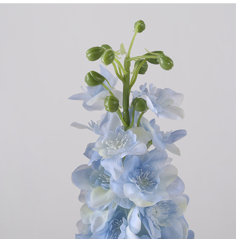 Bulk 9 Colors 31.5" Delphinium Stems Real Touch Faux Larkspur Flower Wholesale