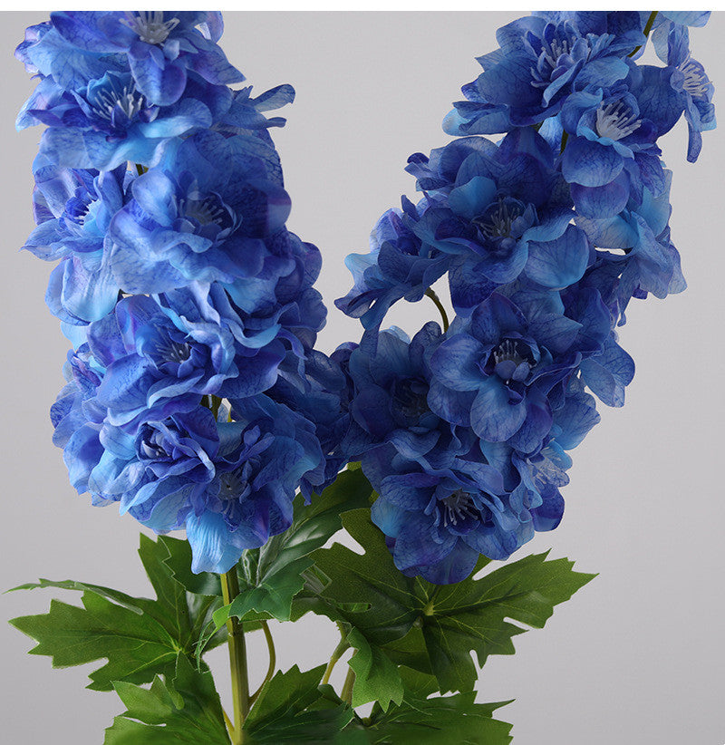 Bulk 9 Colors 31.5" Delphinium Stems Real Touch Faux Larkspur Flower Wholesale