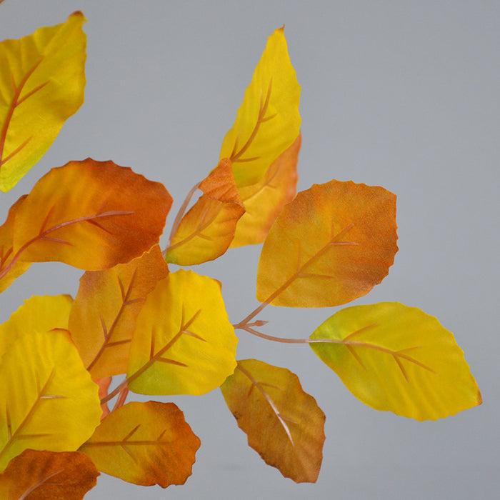 Bulk 41" Long Fall Leaves Stems Artificial Beech Leaf Stems Wholesale