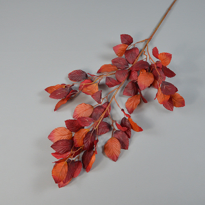 Bulk 41" Long Fall Leaves Stems Artificial Beech Leaf Stems Wholesale