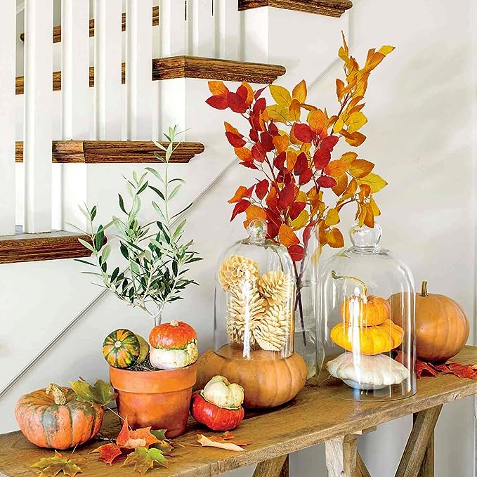 Bulk 41" Long Fall Leaves Stems Artificial Beech Leaf Stems Wholesale