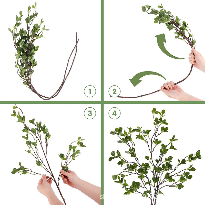 Bulk 3Pcs Faux Stems Artificial Branches for Vase Greenery Stems Faux Branches for Vase Wholesale