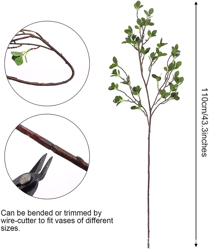 Bulk 3Pcs Faux Stems Artificial Branches for Vase Greenery Stems Faux Branches for Vase Wholesale