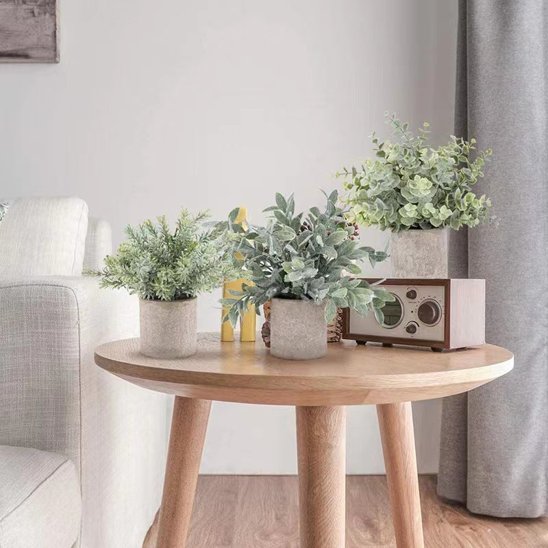 desk plants fake Clearance Bulk 3 Pack mall Fake Plants Eucalyptus Potted Artificial Pl —  Artificialmerch