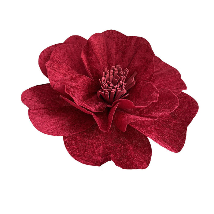 Bulk Giant Large Velvet Peony Flower Head Stems for Wedding Party Photography Mall Shop Wholesale