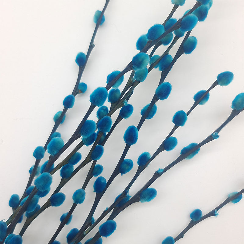 Bulk 20Pcs 17" Real Natural Dried Pussy Willow Branches Flowers Arrangements Wholesale