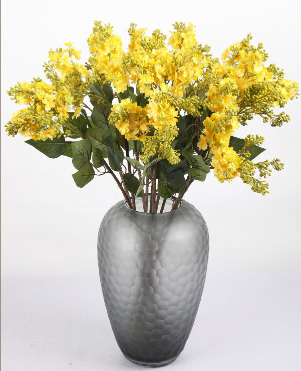 Tiges de lilas en vrac de 27 pouces avec feuilles Fleurs en soie Centres de table en gros 