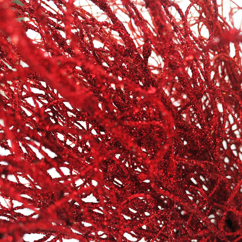 Bulk 17" Artificial Glitter Christmas Bush Stem Picks Ornaments Decorative Wholesale