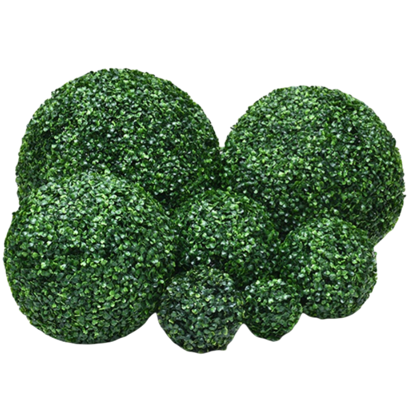 Bulk Artificial Plant Topiary Ball Faux Boxwood Decorative Balls for Outdoors Wedding Garden Wholesale