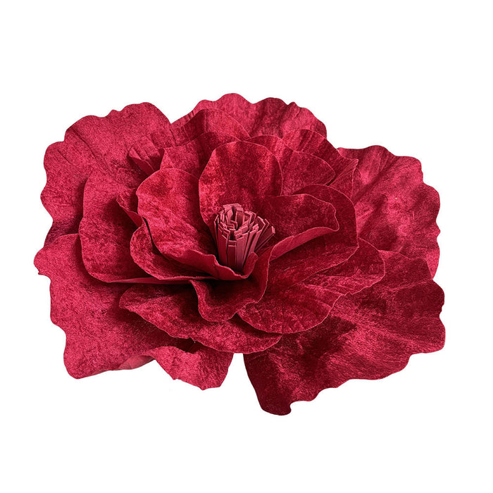 Bulk Giant Large Velvet Peony Flower Head Stems for Wedding Party Photography Mall Shop Wholesale