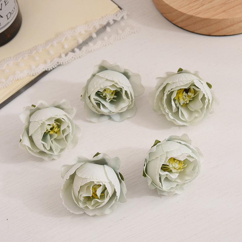 Bulk 50Pcs Mini Rose Roses Flower Heads for Crafts Wedding Centerpieces Bridal Shower Party Home Decor Wholesale