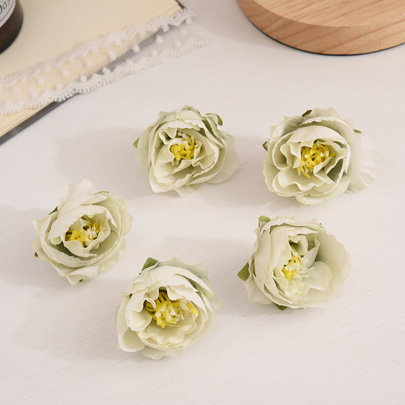 Bulk 50Pcs Mini Rose Roses Flower Heads for Crafts Wedding Centerpieces Bridal Shower Party Home Decor Wholesale