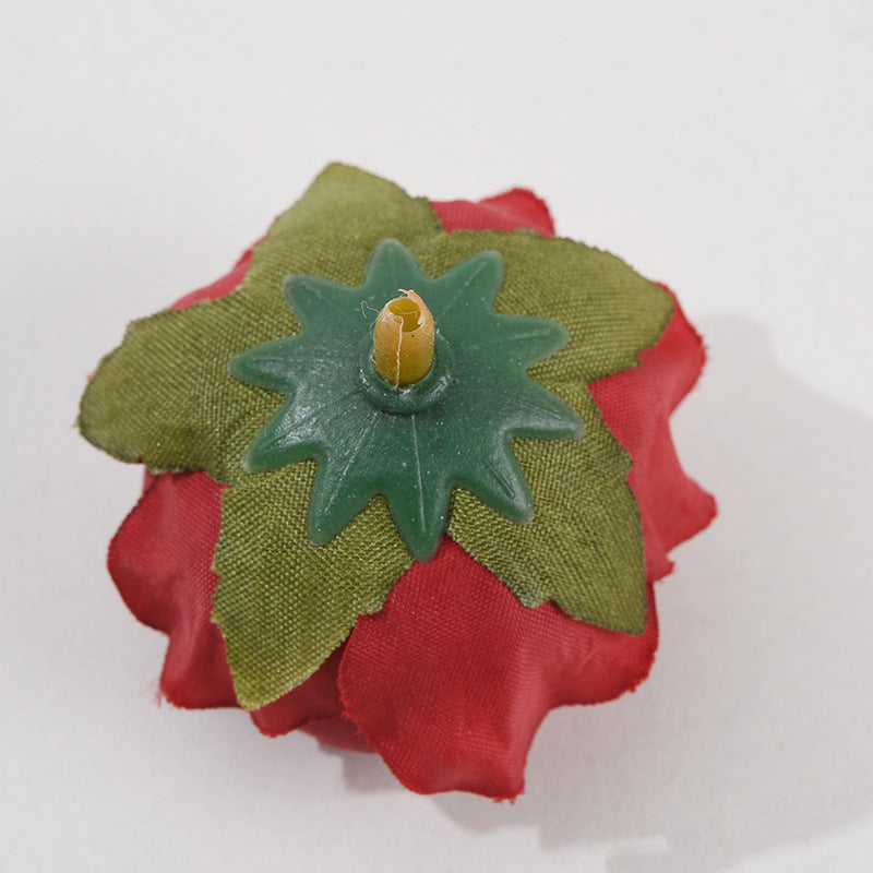 Bulk 50Pcs Mini Rose Roses Flower Heads for Crafts Wedding Centerpieces Bridal Shower Party Home Decor Wholesale