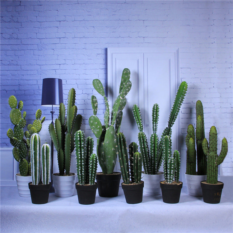 Bulk Artificial Plants Cactus Artificial Cactus Decor in Pot Wholesale