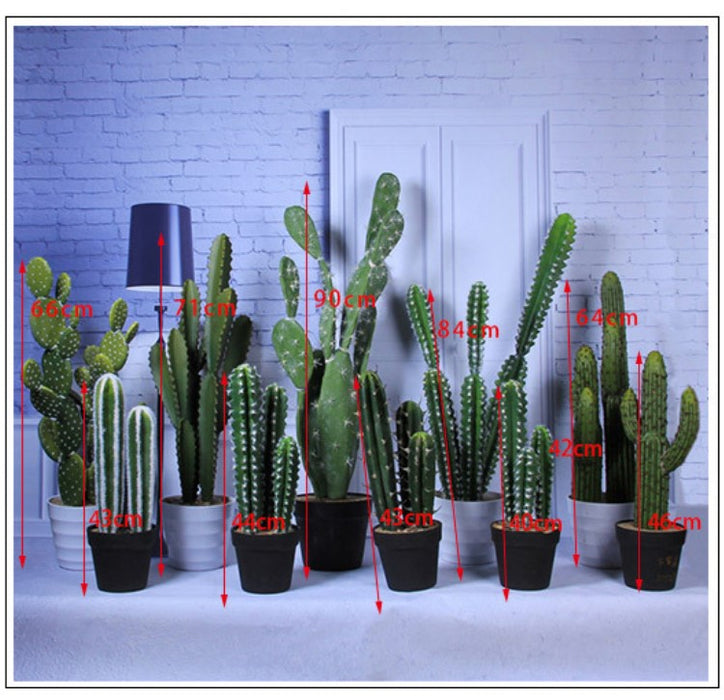 Bulk Artificial Plants Cactus Artificial Cactus Decor in Pot Wholesale