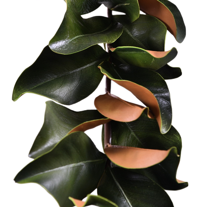 Bulk 56" Magnolia Leaf Garland Real Touch Leaves for Fall Mantle Decor Wholesale
