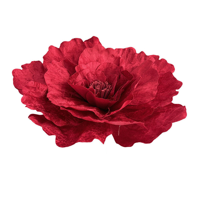 Bulk Giant Large Velvet Peony Flower Head Stems for Wedding Party Photography Mall Shop Wholesale