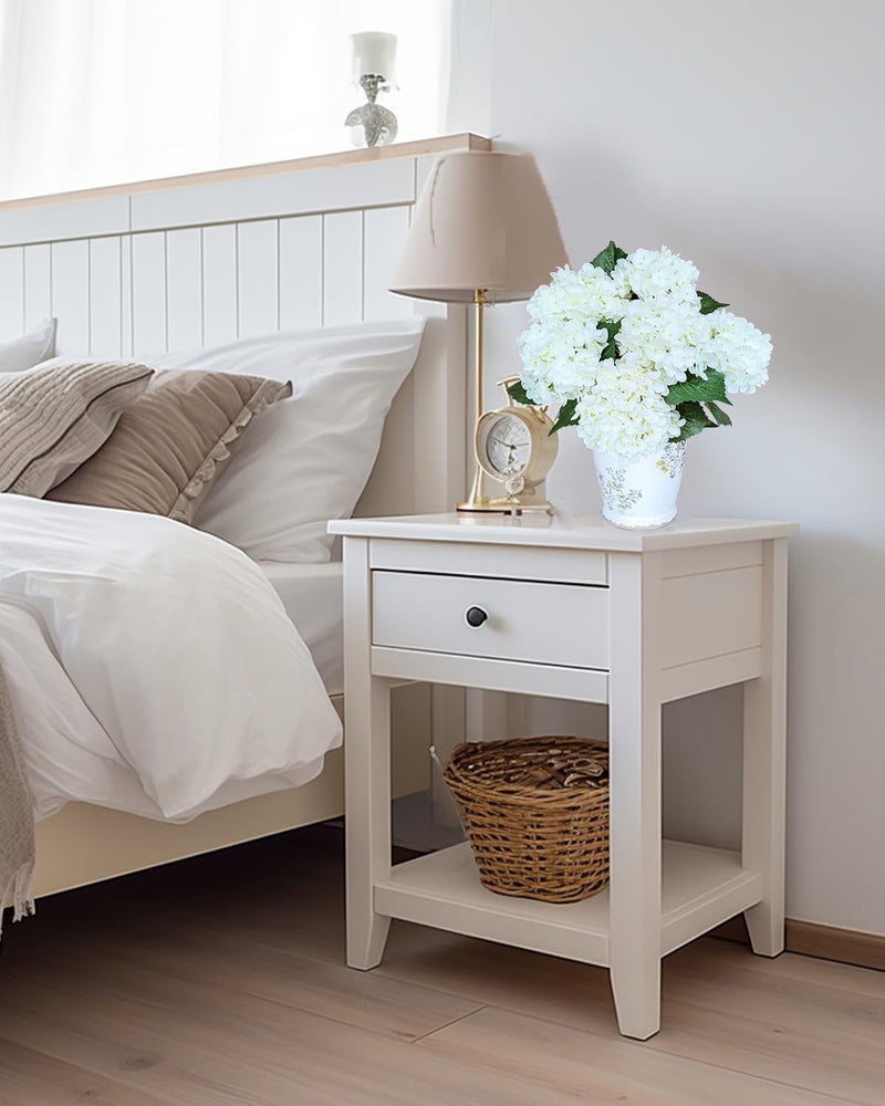 6PCS Premium Silk Hydrangea Bouquets - Realistic Blue Artificial Flowers for Weddings & Home Decor (Lifelike Texture, Fray-Free Quality, Excellent Value)