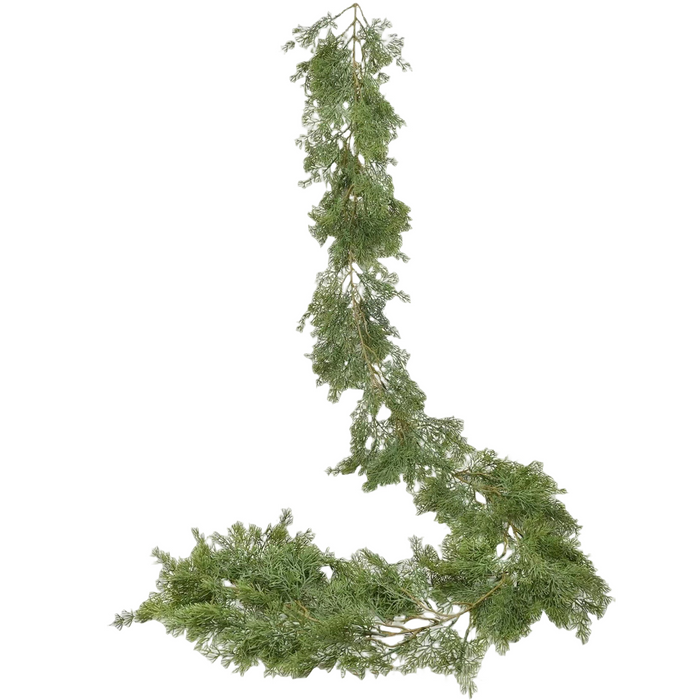 Bulk 6FT Christmas Garland Cedar Garland Greenery Plant for Christmas Table Mantle Background Wall Room Outdoor Indoor Wholesale