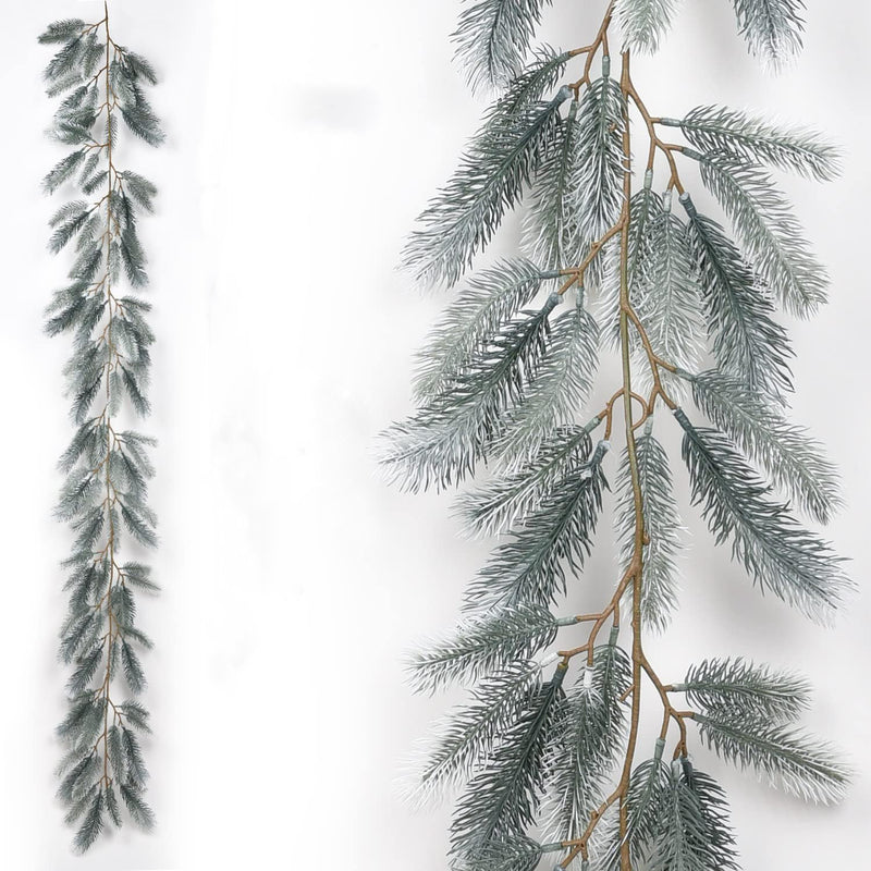 Bulk 6.5 FT Artificial Norfolk Pine Garlands Artificial Greenery Garland for Table, Mantle, Wall, Indoor, Outdoor Christmas Decorations Wholesale