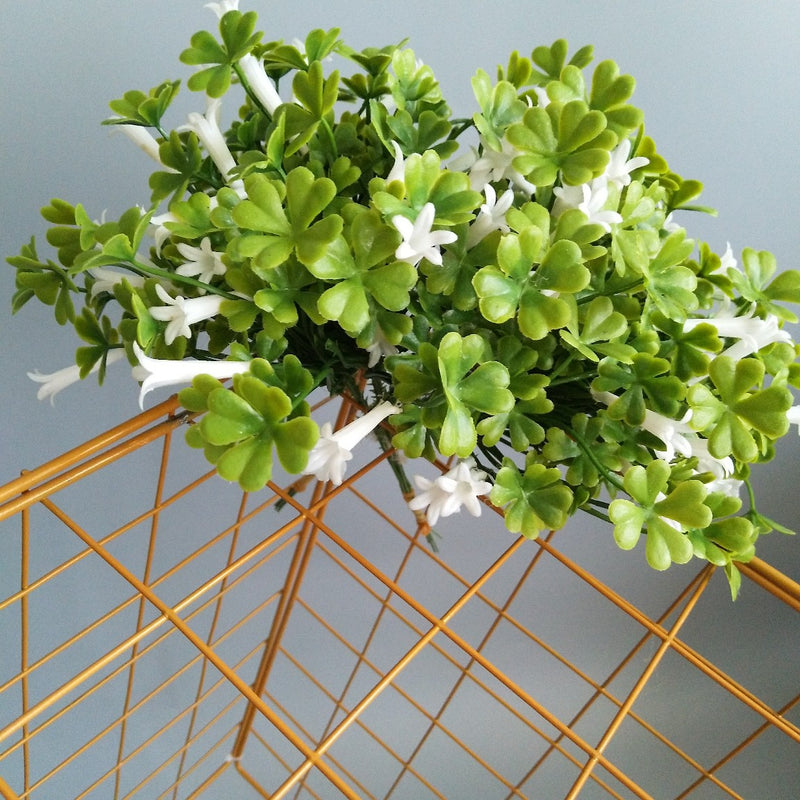 Bulk 6 Bundles St. Patrick's Day Artificial Flowers for Outdoors and Indoors Wholesale