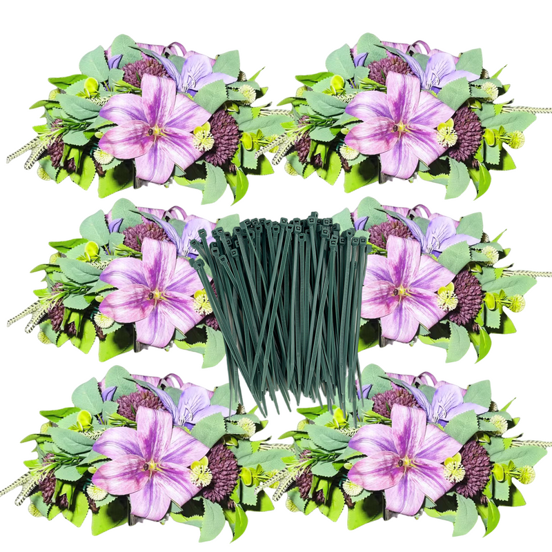 Bulk Mixed Purple Lily and Mum Flower Balls for Wedding Party Centerpieces and Table Decorations Wholesale