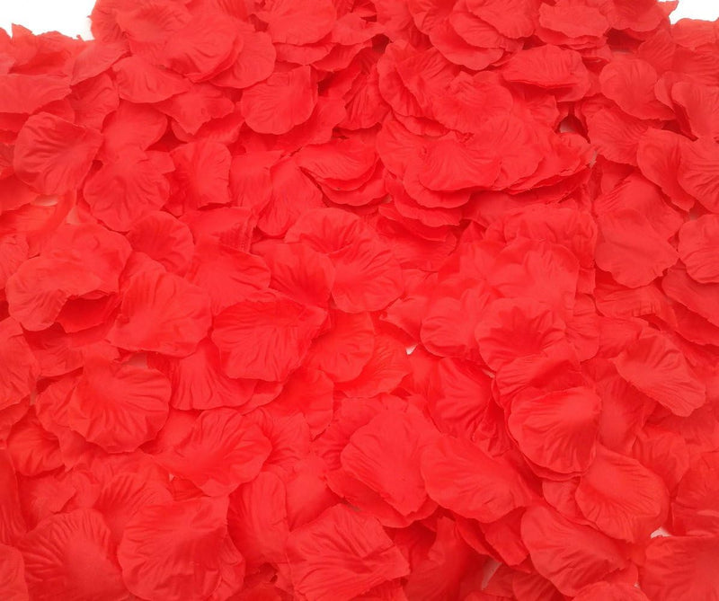 1500 PCS Realistic Silk Rose Petals - Perfect for Weddings, Proposals & Romantic Decor (Valentine's Day, Anniversaries) - Great Value & Quality