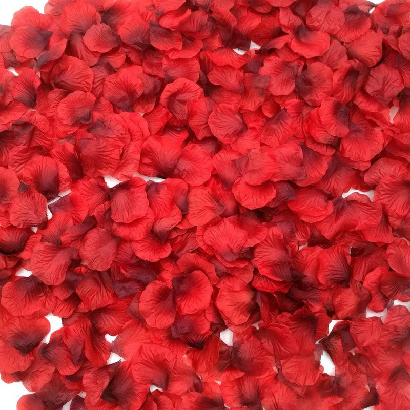 1500 PCS Realistic Silk Rose Petals - Perfect for Weddings, Proposals & Romantic Decor (Valentine's Day, Anniversaries) - Great Value & Quality