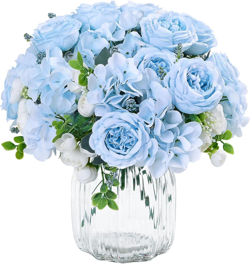 Realistic Artificial Peonies - Vibrant Pink Silk Flowers for Wedding Centerpieces & Home Decor (Easy to Assemble, Great Value, Holds Shape Well)