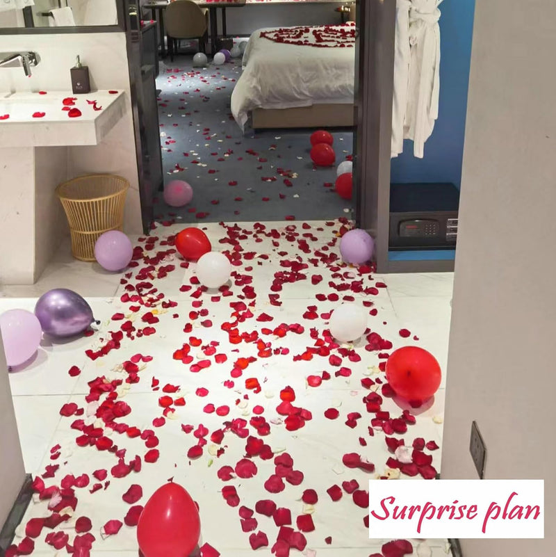 1500 PCS Realistic Silk Rose Petals - Perfect for Weddings, Proposals & Romantic Decor (Valentine's Day, Anniversaries) - Great Value & Quality