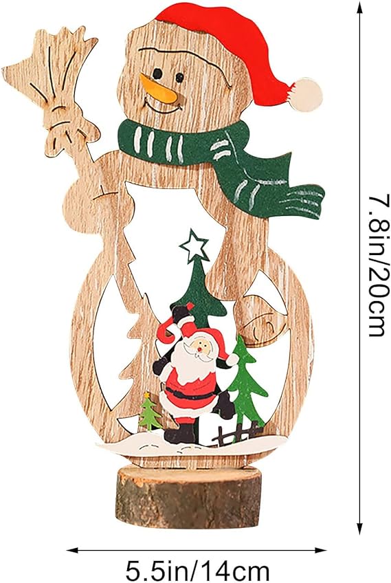 Bulk Christmas Table Ornaments with Xmas Tree Snowman for Holiday Party Decoration Centerpiece Wholesale