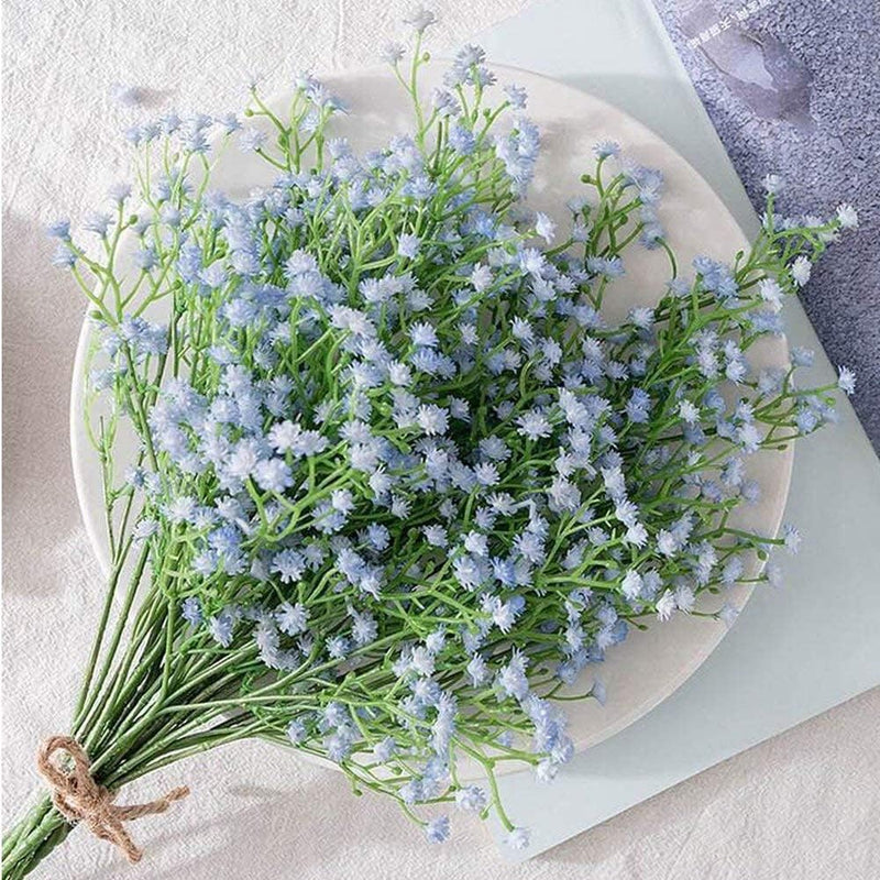 Real-Looking Artificial Baby's Breath - Perfect for Wedding Bouquets & Centerpieces (Alice in Wonderland Theme, Easy to Arrange, Holds Shape Well)