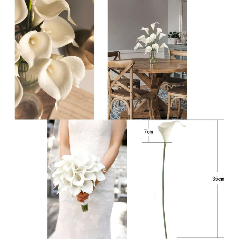 12Pcs Realistic Artificial Calla Lilies - Velvety Teal Blue Flowers for Wedding Bouquets & Home Decor