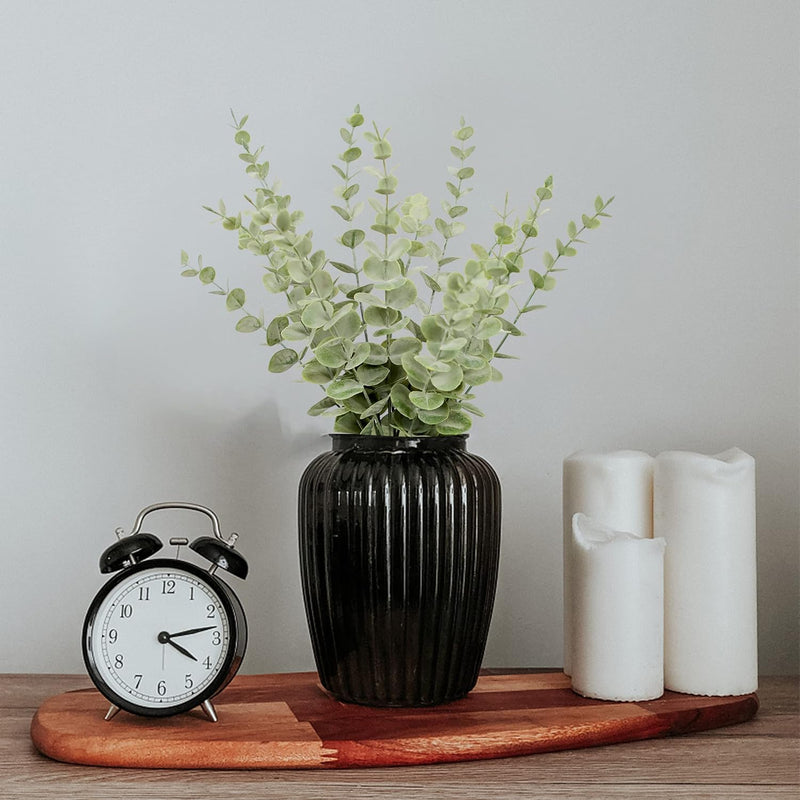Realistic Artificial Eucalyptus Stems - Premium Faux Leaves for Bouquets, Centerpieces & Wedding Decor (Great Value, Mixed Size Reviews)