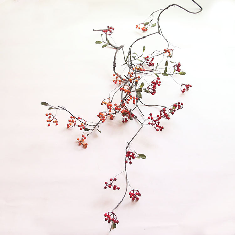 51" Artificial Oriental Bittersweet Vine, Foam Foliage Garland for Home Decor, Wedding & Commercial Spaces