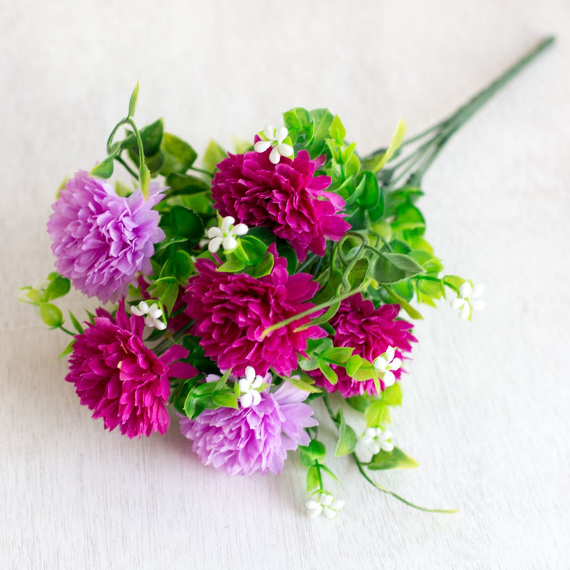 Bulk Exclusive 8 Bundles Chrysanthemum Flowers Bush for Outdoors Mum Fall Plants UV Resistant Wholesale