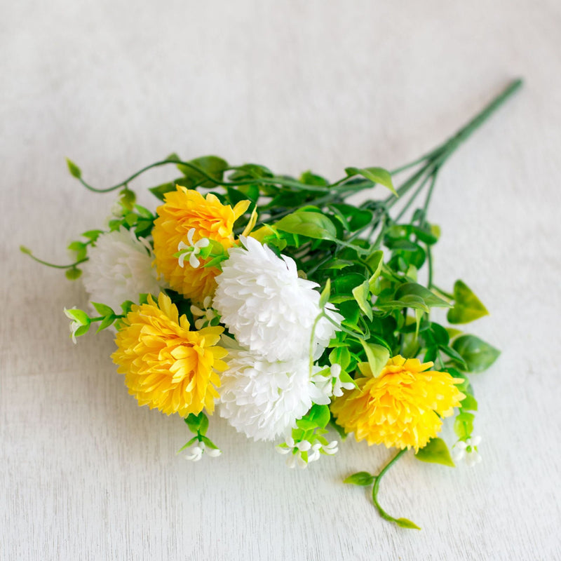 Bulk Exclusive 8 Bundles Chrysanthemum Flowers Bush for Outdoors Mum Fall Plants UV Resistant Wholesale