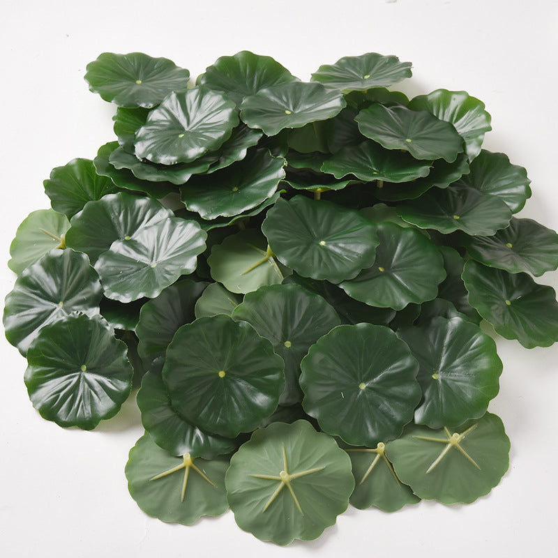 Bulk 100Pcs 2.3" Mini Lotus Leaves for Aquarium Landscaping Cake Presentation & Packaging Wholesale