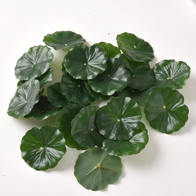 Bulk 100Pcs 2.3" Mini Lotus Leaves for Aquarium Landscaping Cake Presentation & Packaging Wholesale