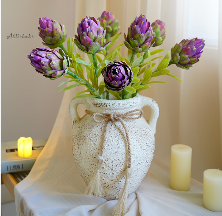 Venta al por mayor de tallo de fruta de alcachofa falsa de 22 pulgadas a granel 