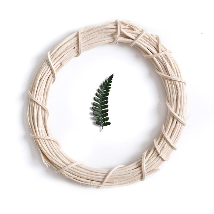 Bulk White Wicker Wreath DIY Frame Craft Accessories Wholesale