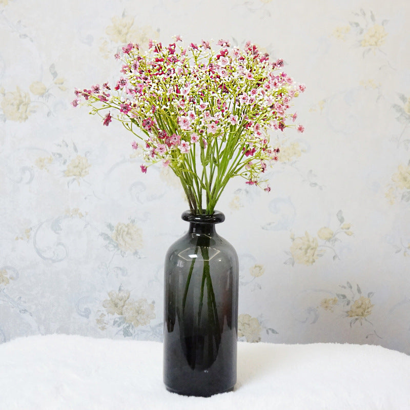 Bouquet de fleurs en soie pour mariage, 19 pouces, tiges de gypsophile, branches, bouquet de fleurs, vente en gros 