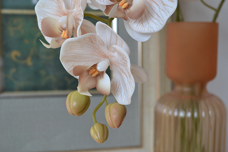 Bulk Exclusive Color 9 Heads Orchid Real Touch Artificial Flower Wholesale