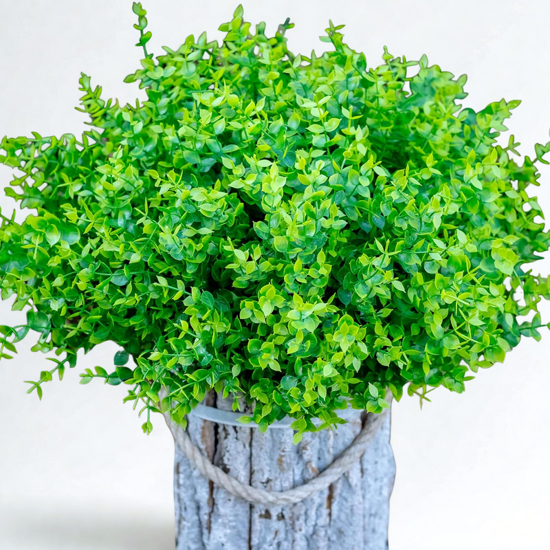 12 PCS Realistic Artificial Flowers - UV Resistant Outdoor/Indoor Plants for Pots & Planters (Lifelike Greenery, Desert Sun Tested）