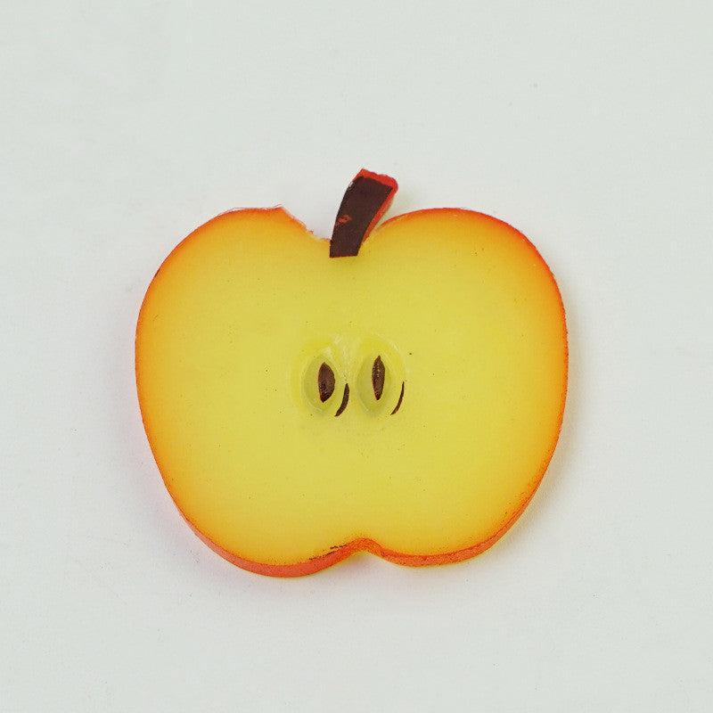 Lot de 10 tranches de fruits artificiels en vrac, simulation de fruits réalistes, décoration en gros 